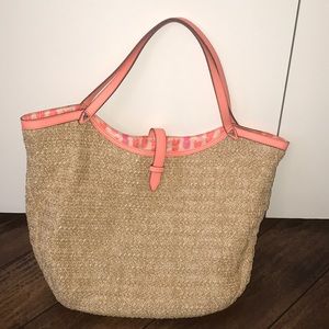 Stella & Dot straw beach tote 🏖